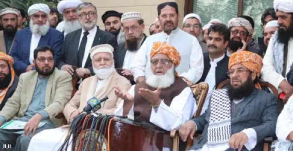 🇵🇰 “The establishment wants the assemblies and the people to conform to them, they are responsible for rigging the elections. If PTI wins, accept their mandate', Maulana Fazlur Rehman