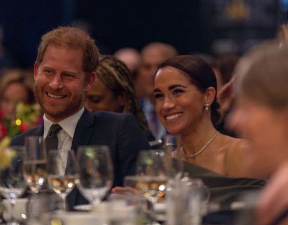 Prince Harry and Duchess Meghan on the last night of #1yeartogo #InvictusGames