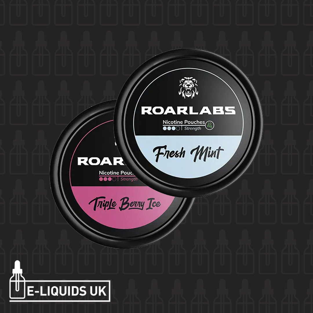 Roar Labs - Nicotine Pouches Now Available in 6mg, 10mg & 14mg. 4 Great flavours to choose from to help you quit smoking! e-liquids.uk/nicotine-pouch… #vape #eliquid #nicotine #vapeshop #ukvapers
