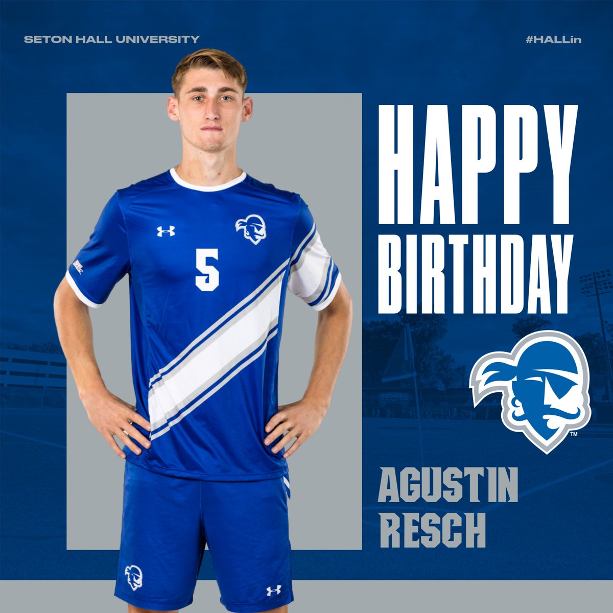 A very 𝙃𝘼𝙋𝙋𝙔 𝘽𝙄𝙍𝙏𝙃𝘿𝘼𝙔 to AGUSTIN RESCH!! #HALLin ⚽🏴‍☠️🎉🎂