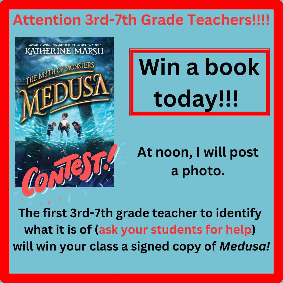 Contest alert for teachers!!!