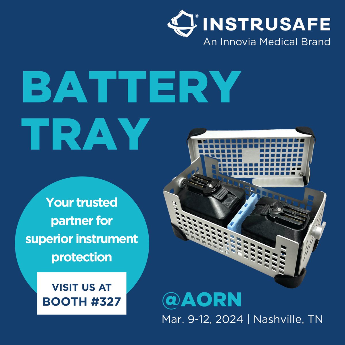 Innovia Medical (@innoviamedical) on Twitter photo Visit <a href="/InstruSafe/">InstruSafe®</a>® at the AORN Global Surgical Conference & Expo 2024! We'll be featuring our Sterilization Tray for Battery Instruments! To schedule a meeting with us, please visit okt.to/FTcfdn.
#AORNNashville #AORN2024 #sterileprocessing #InstruSafe #InnoviaMedical Visit <a href="/InstruSafe/">InstruSafe®</a>® at the AORN Global Surgical Conference & Expo 2024! We'll be featuring our Sterilization Tray for Battery Instruments! To schedule a meeting with us, please visit okt.to/FTcfdn.
#AORNNashville #AORN2024 #sterileprocessing #InstruSafe #InnoviaMedical