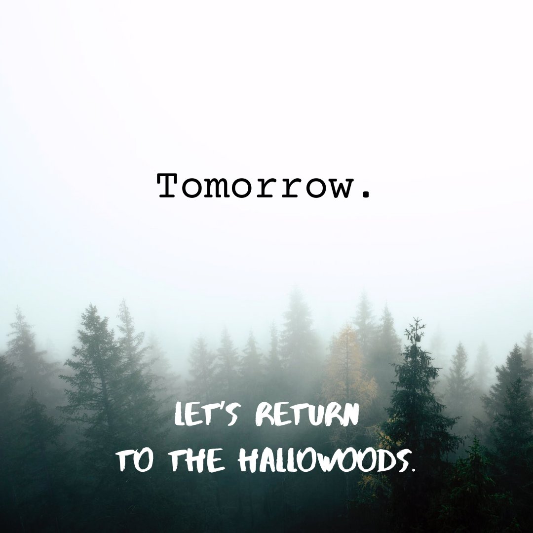 Tomorrow: Hello From The Hallowoods Season 4 begins. Are you ready?

#fictionpodcasts #audiodrama #horrorpodcasts