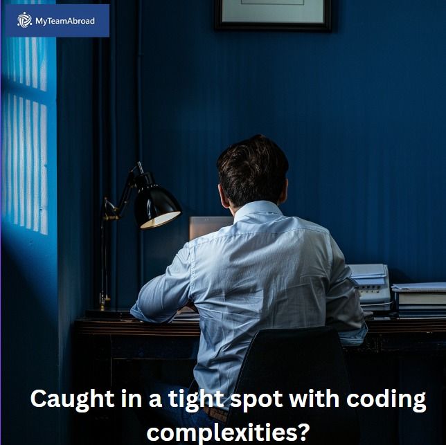 MyTeamAbroad's tweet image. Caught in a tight spot with coding complexities? MyTeamAbroad to the rescue! Navigate through challenges with our skilled developers. ⚓👩💻 #SituationalSaviors #CodingHeroes