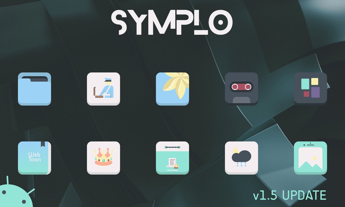 #ItsSymploAs another weekly update in the books. 56 new icons, some activity fixes, and more of that sweet flavor you love from this icon set. Now with 2100 total icons, get your copy today and watch this pack grow to 3k quickly!

play.google.com/store/apps/det…