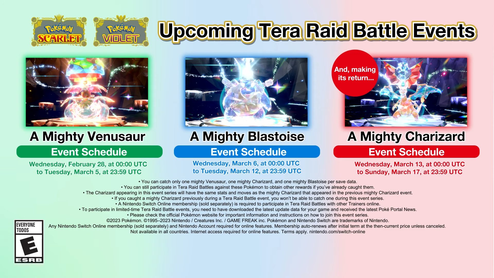Pokémon Scarlet & Violet - Tera Raids