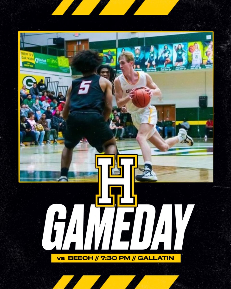 It’s game day! Our HHS Boys Basketball Team will be traveling to Gallatin HS tonight to play the Beech Buccaneers in the Region 6AAAA Semifinals! 🏀 #commandopride ⏰ 7:30PM 🎟 Tickets - gofan.co/event/1422600?… 📸 Colin Brown