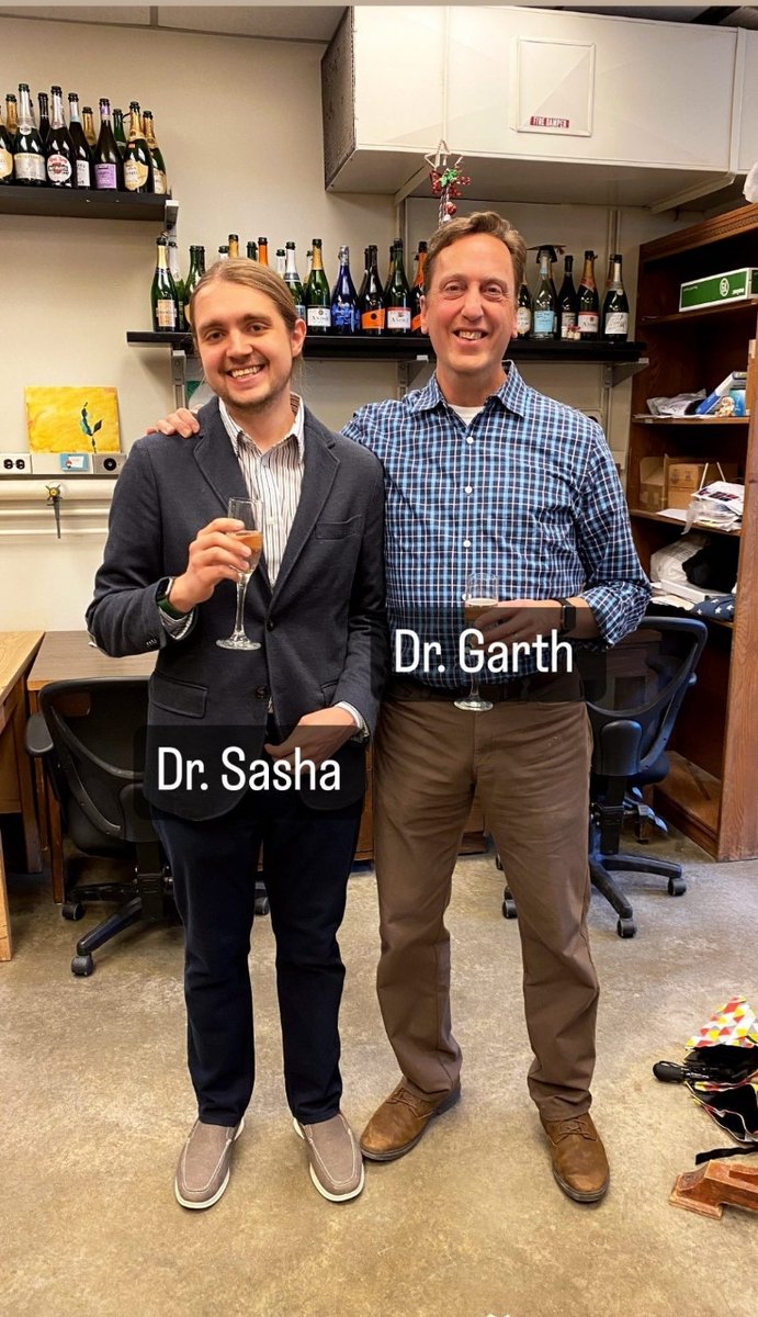 Congratulations to Dr. Aleksandr Razumtcev for defending his thesis and finishing his Ph.D. career! We are so proud of you and will sincerely miss you!