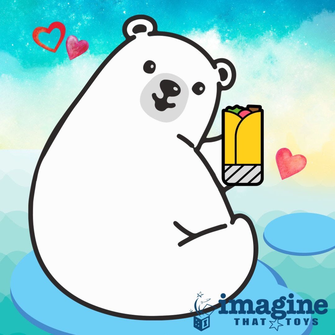 In honor of Polar Bear Day:
Q: What do polar bears like to eat? 

A: BRRRITOS! 

#ICToys #imaginethattoys #polarbears #burritos #dadjokes
