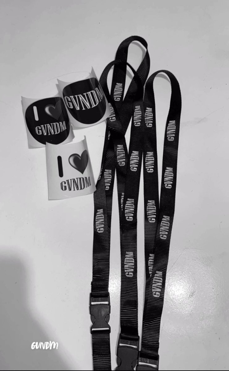I’m giving out Stickers and Lanyards to people that have been supporting me and @GVNDMworldwide over time. So if you want one just dm me or GVNDM worldwide and set up your delivery. New music soon❤️ #GVNDM