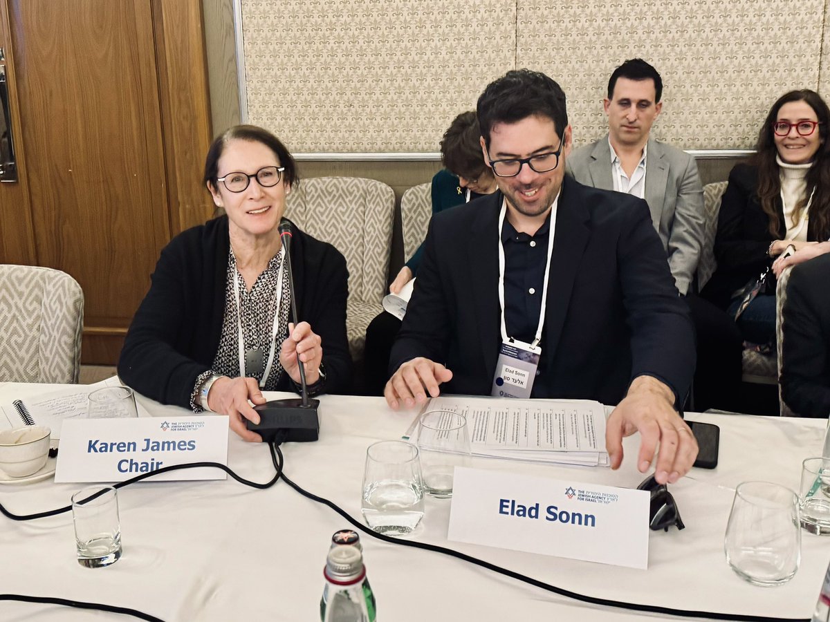eshanken's tweet photo. What a sense of pride I have seeing past @JewishVancouver chair @karanja33 sit as chair of the marketing committee of @JewishAgency during #JAFIBOG. The marketing team at JAFI has been doing an extraordinary job over the past 140+ days since the #October7Massacre. Thank You! https://t.co/WW5fU0HqwQ