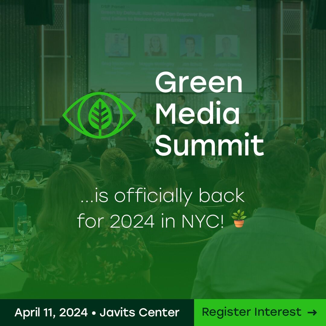 It’s official — The Green Media Summit is coming back to NYC in 2024! Join us at the largest sustainable media event on  April 11 to hear from key industry leaders & climate  experts on their journey towards building a greener media ecosystem. greenmediasummit.com #GMS2024