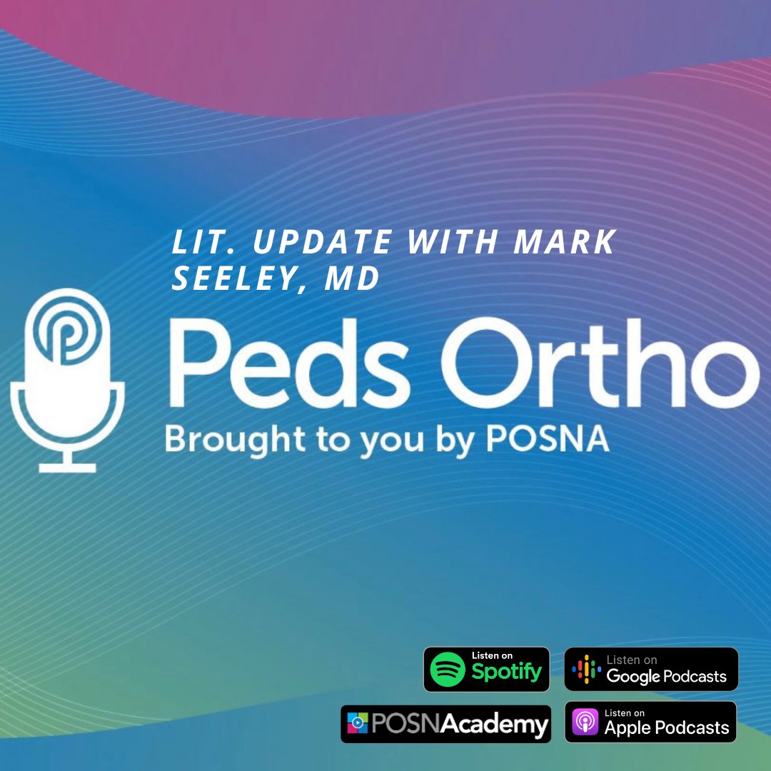 🎙️New Episode! Dr. Mark Seeley from Geisinger Health System joins the show for a stimulating discussion on a wide range of topics. Listen Now: bit.ly/4bOnxgy #hipdysplasia #fractures #hip #osteotemy #humerusfractures #pedsortho #posna