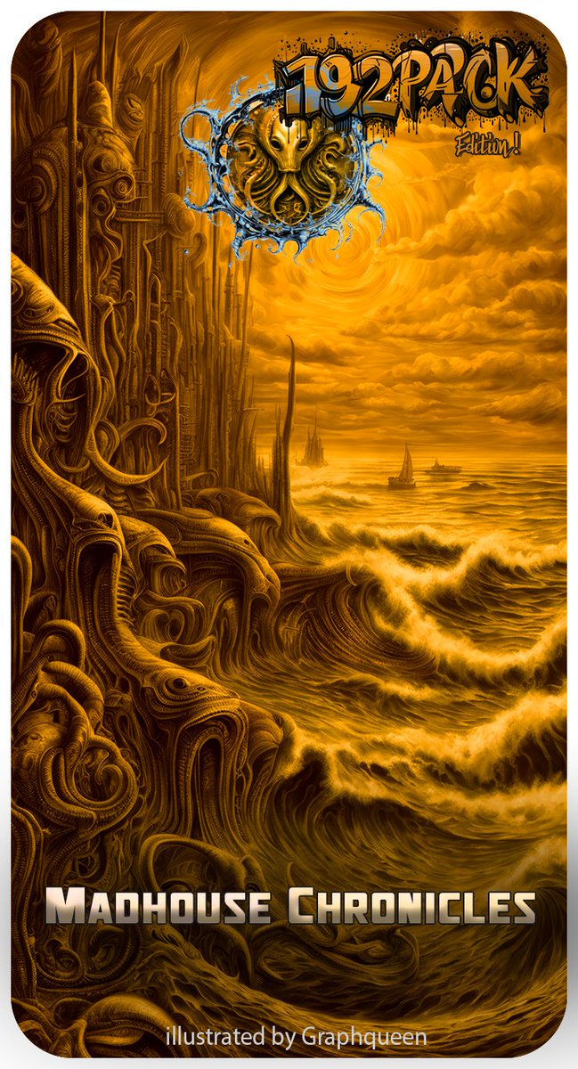 rough sea part 1

#graphqueen #192pack #cardgame #boardgame #organicgeometry #gothic #roughsea #boat #giger #lovecraft #piscessign #madhousechronicles #waterélement #darkness #oceanterror #gloomy #creepy #death #biomechanics #gigerart #gigerinspired #gigerstyle
