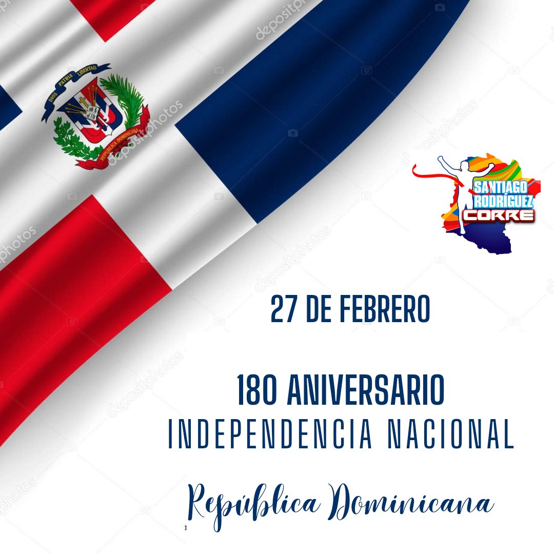 Nuestra Dominicanidad se viste de orgullo patrio al conmemorar el 180 aniversario de la Independencia Nacional.  Que Viva la República Dominicana 
#independenciadominicana