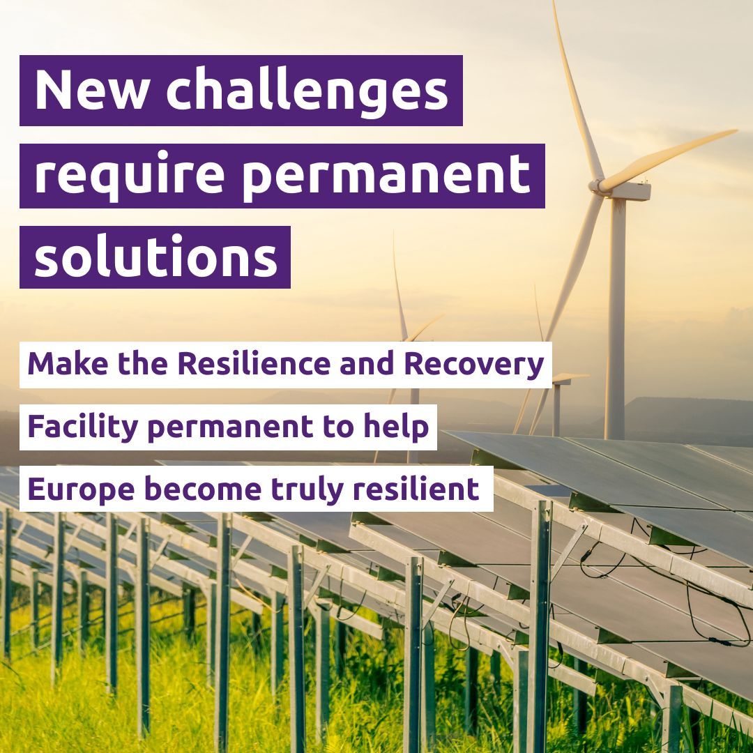VoltEuropa's tweet photo. Volt believes that the Resilience and Recovery Facility should be a permanent element in the next multi-annual financial framework to guarantee further funding for the Member States’ development.
📕 Read more about Volt’s proposals here: https://t.co/2JBmb8eb5A
#StrongerEU https://t.co/HwJ7lGm3vH