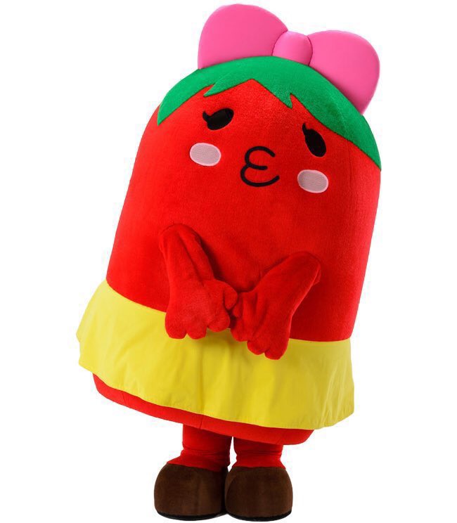「Tomachu the tomato fairy is a mascot fro」|Mondo Mascotsのイラスト