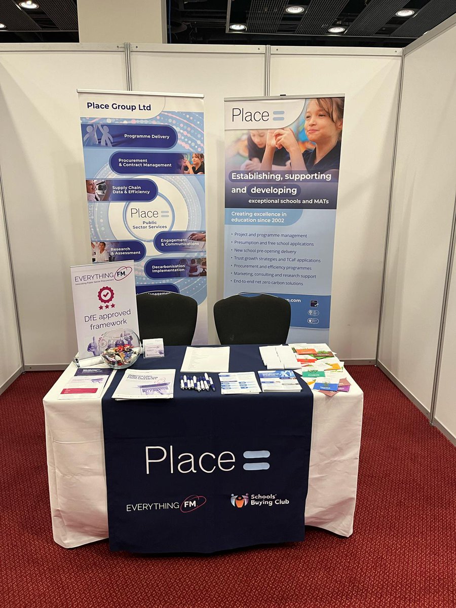 We are at The MAT Show by @OptimusEd in London today and tomorrow! 🌟 Come and say hello to Andrew, Oli and David at stand 28 to discuss your #MATGrowth, #facilitiesmanagement or #netzero needs and how we can support. #MATShow #education