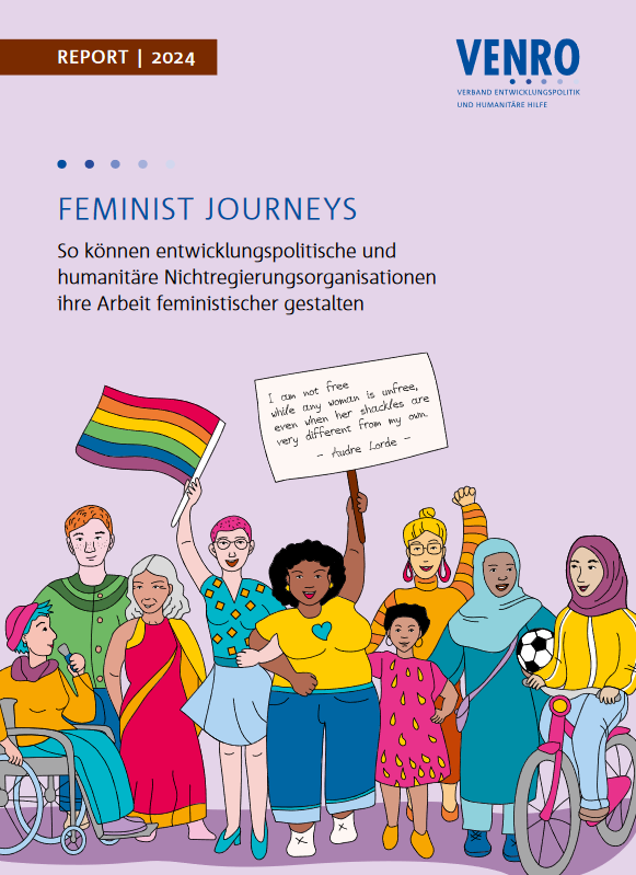 venro_eV's tweet photo. Vielen Dank für Ihr Interesse an unserer Veranstaltung und unserem neuen NRO-Report #FeministJourneys. Der Bericht steht Ihnen ab sofort hier zum Download zur Verfügung: https://t.co/pe9KmkdPs9 https://t.co/uuGE6qmYxW