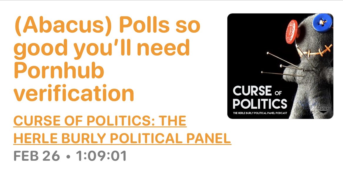 Hey @CurseOfPolitics gang, stay tuned for answers to your questions re: perceptions about Liberal Party and NDP.

Thanks for the deep dive on our latest #cdnpoli 

Full listen 👂 overcast.fm/+yKfPvltkU