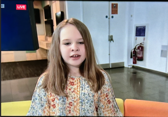 A big congratulations and good luck to our own Lilly-Rose who has reached the final of the BBC 500 words writing competition. Last appear on BBC news last night but tomorrow she goes to Buckingham Palace for the final results in the presence of the Queen! <a href="/bbcmtd/">BBC Midlands</a>