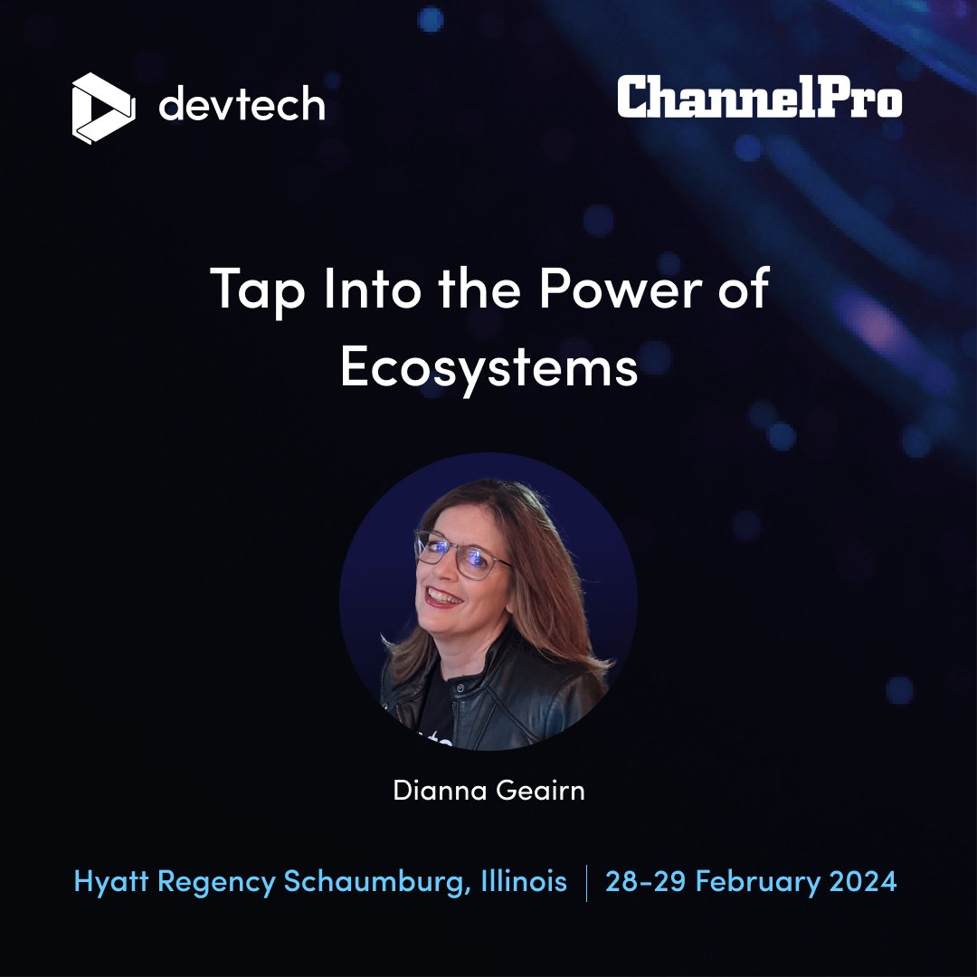 devtechgroup's tweet image. 📈Is your business fully leveraging the power of ecosystems?
➡ Connect with Dianna Geairn at #ChannelPro in Chicago to explore how Devtech can assist you in crafting a successful ecosystem strategy.
#digitalecosystems #B2BSales #ecosystems #cloudservices