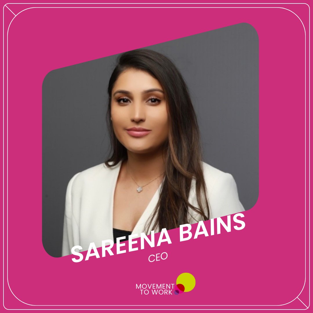 Following on from last week's secondment news, we'd like to officially welcome the Movement's new CEO Sareena Bains who is joining on secondment from @Accenture . Welcome Sareena! Find out more about the Movement to Work team here  movementtowork.com/the-team