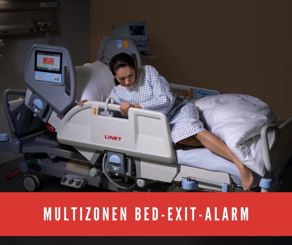 Der Multizonen Bed-Exit Alarm 🚨 unseres Intensivbettes 🛏️ Multicare X sagt durch die Überwachung der Bewegungsaktivität Situationen vorher, in denen der Patient das Bett verlassen möchte. Mehr zum Multicare X: bit.ly/3QruslF
#Intensivpflege #ICU