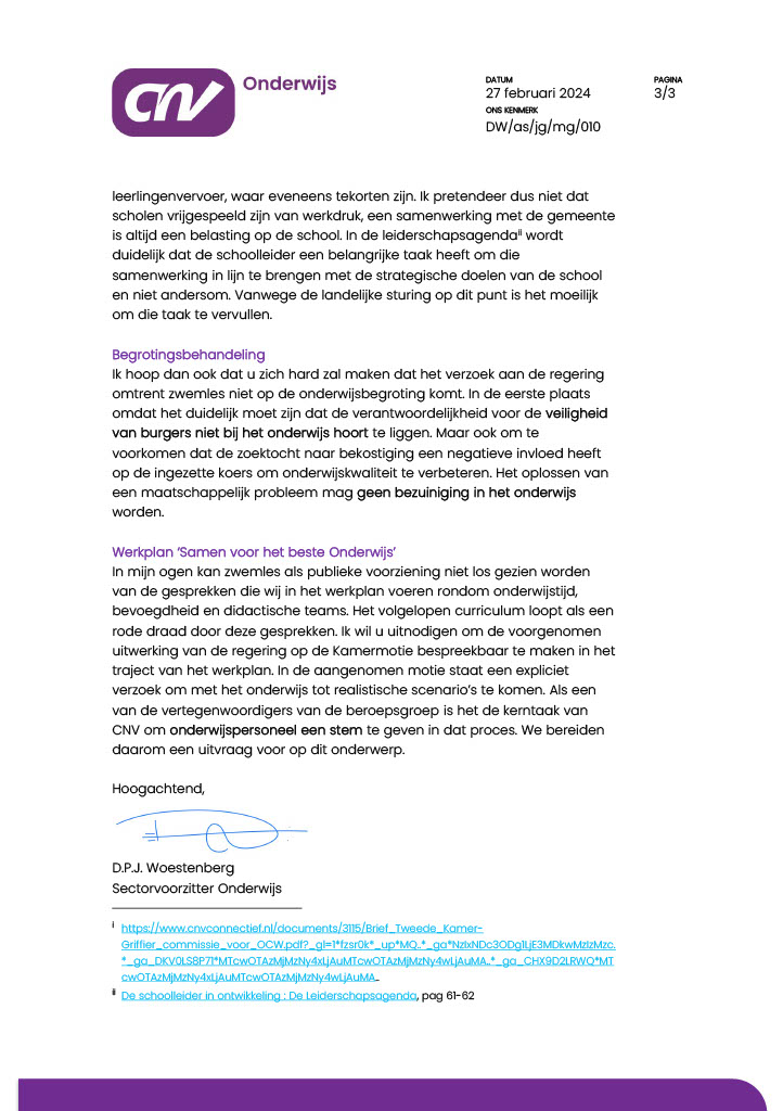 CNV Onderwijs (@cnvonderwijs) on Twitter photo #zwemles hoort niet op het bord van #leerkrachten, maar kunnen #scholen helemaal geen rol spelen? We roepen <a href="/marielle_paul/">Marielle Paul</a> op om hier zorgvuldig over na te denken.
Binnenkort komt een enquรชte hierover, blijf ons volgen om je stem te laten horen! #zwemles hoort niet op het bord van #leerkrachten, maar kunnen #scholen helemaal geen rol spelen? We roepen <a href="/marielle_paul/">Marielle Paul</a> op om hier zorgvuldig over na te denken.
Binnenkort komt een enquรชte hierover, blijf ons volgen om je stem te laten horen!