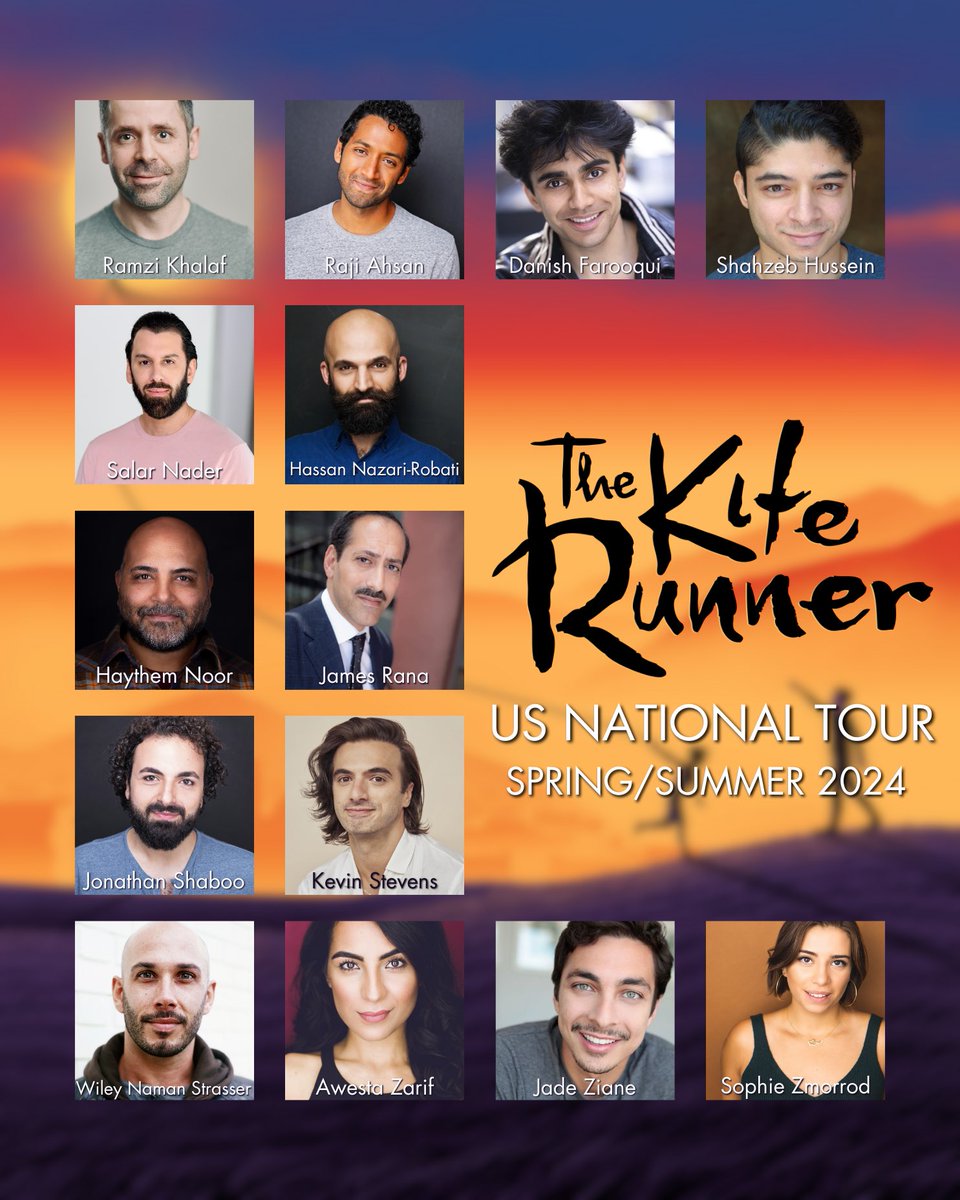 🗣️ Introducing the 2024 US National Tour of The Kite Runner! We can’t wait to soar across America with you this Spring and Summer. Click the link in our bio to get 🎟️. 💜🪁