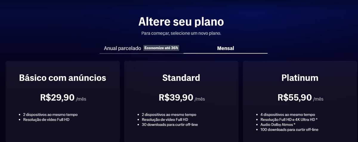 geekbarba's tweet image. Uma completa PUTARIA do @StreamMaxBR !!!

HBO MAX virou MAX e se você assinou o plano mais robusto do HBO MAX, com 4k, você é automaticamente jogado no plano Standard do MAX.

Aí se você muda para o plano Platinum pra ter direito ao 4k, VOCÊ PERDE OS 50% DE DESCONTO VITALÍCIO