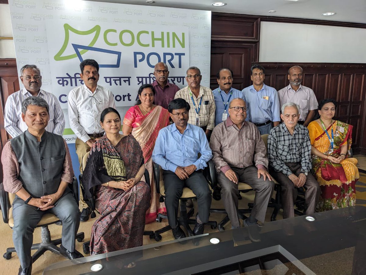 Meeting of Secretary, National Commission for Scheduled Tribes with Chairman, Cochin Port Authority and other officers to review the implementation of Constitutional safeguards provided to STs, held on 27.02.2024 at Cochin. #NCST @PIB_India @cochin_port @pibkochi