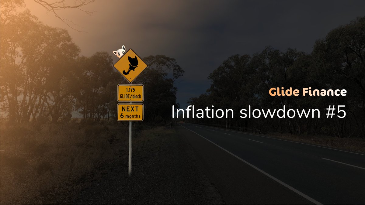 The block height for the next 15% cut to $GLIDE's issuance has been reached!

1.38 -> 1.175 per block ✂️🐿️

$ELA <a href="/ElastosInfo/">Elastos</a>