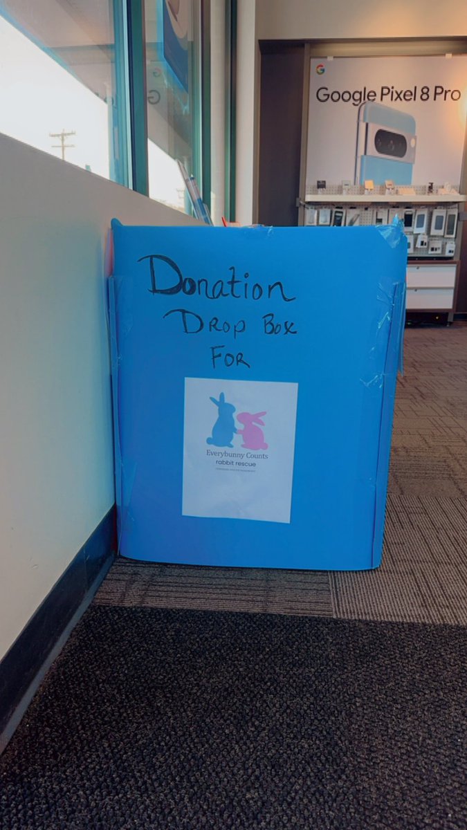 AT&amp;T Deming &amp; Hale is collecting donations for our local Everybunny Counts Rabbit Rescue until Saturday March 2nd.