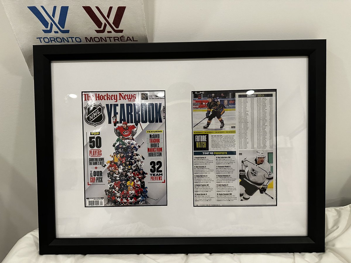 It’s always surreal seeing your work in print <a href="/TheHockeyNews/">The Hockey News</a> 

One of the coolest birthday gifts yet.