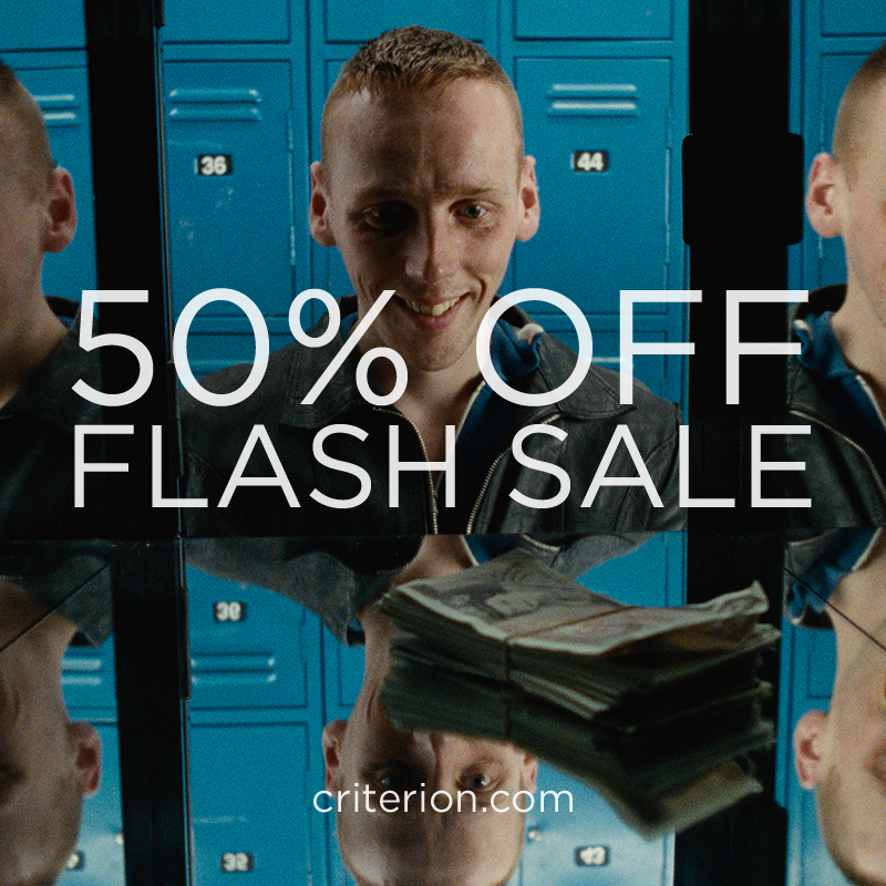 Criterion's tweet photo. ⚡ Our 24-hour FLASH SALE has begun! ⚡All Criterion Collection discs are 50% OFF! Act fast—sale ends tomorrow, February 28, at noon ET! ! ⚡ https://t.co/nMAKeUMXN2 https://t.co/YVmQ9VTUtv