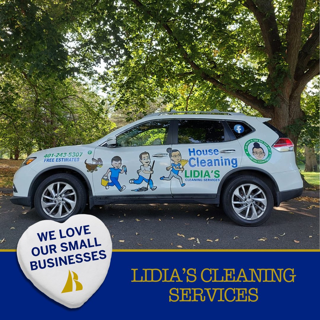 We 💙 our small businesses! This February, join us as we highlight local companies that are full of heart, like Lidia’s Cleaning Services in Providence, RI. #HarborOneBank #SmallBusiness