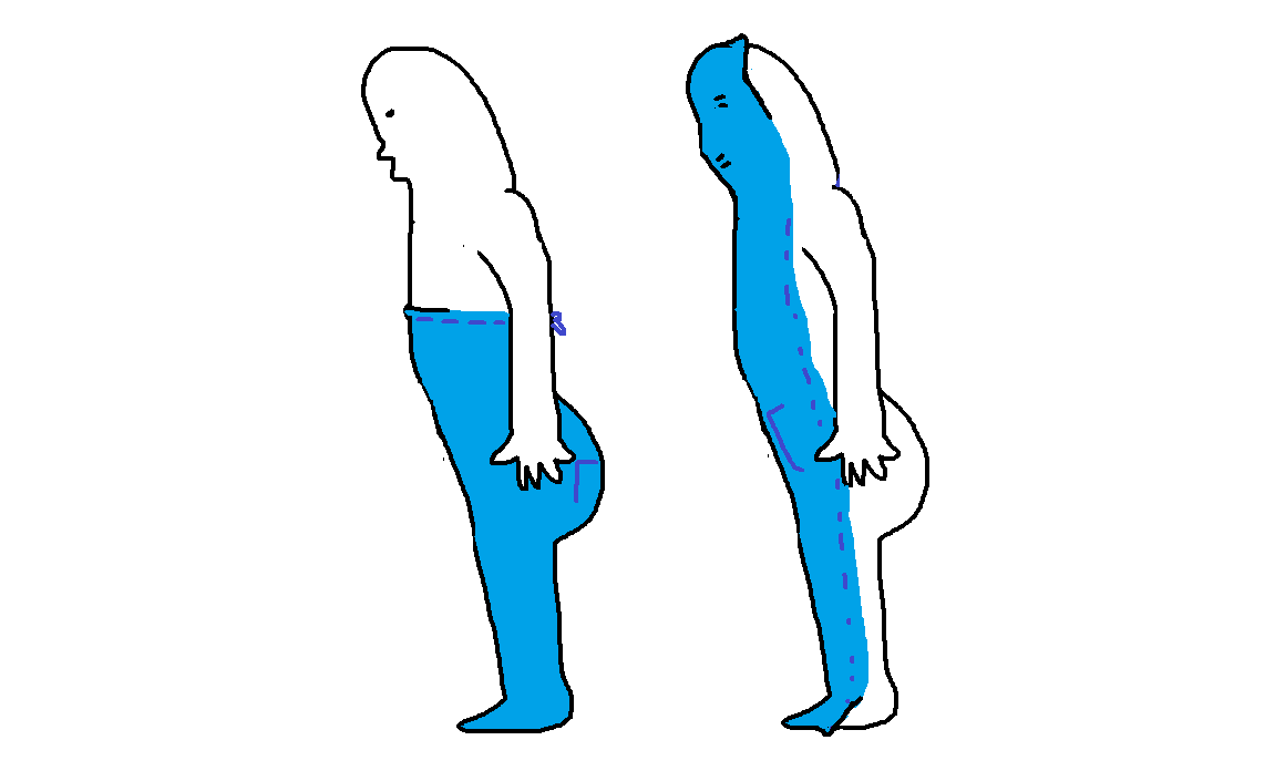 vile_alchemist's tweet photo. If a human wore pants would it wear them like this or like this? Please answer soon I see my tailor in 30 minutes https://t.co/95j55hm3ES
