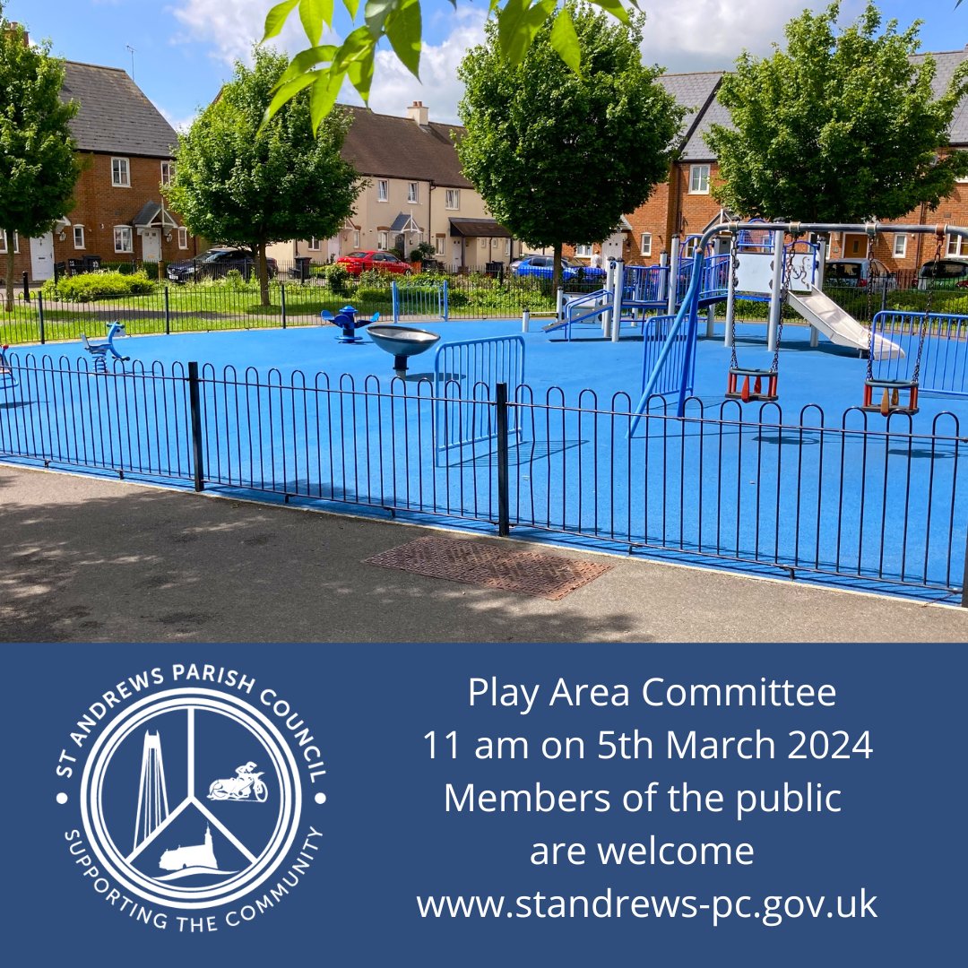 The agenda for the Play Area meeting is now published. Join us on Tuesday, March 5th, at 11am to discuss important matters. Your participation is appreciated. Thank you. #MeetingAgenda #PlayAreaMeeting