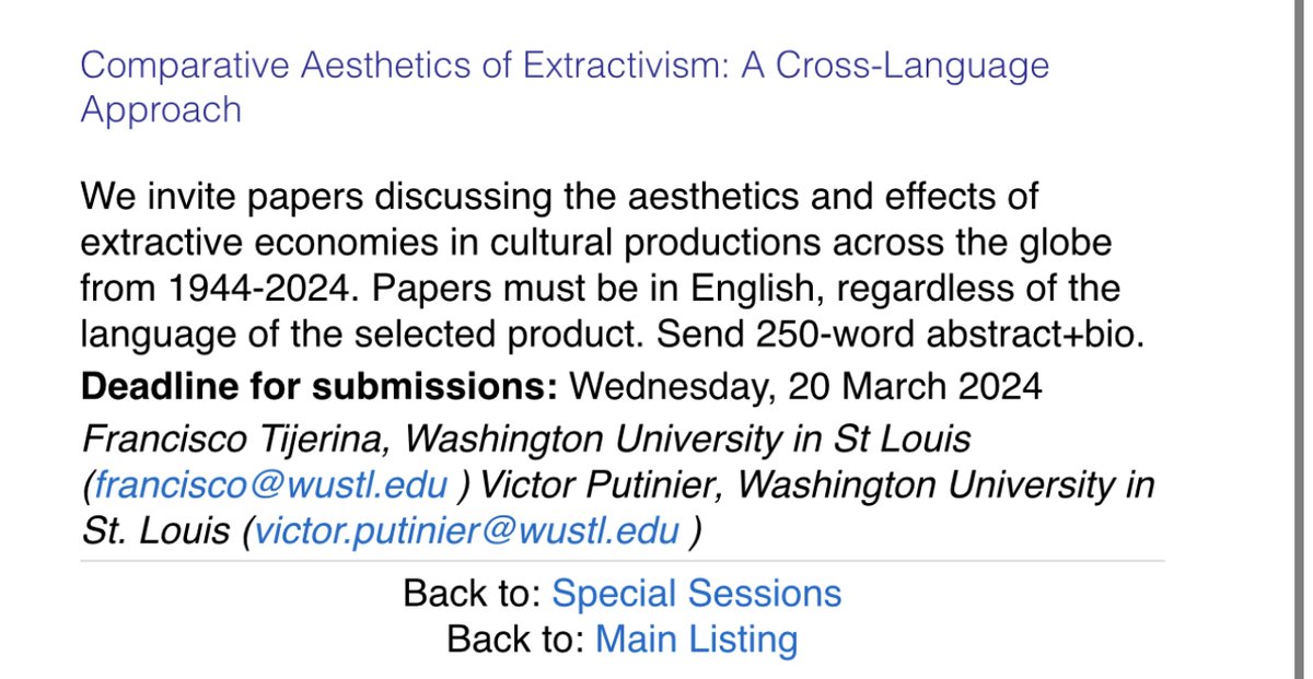 Please consider sending a proposal for the #MLA2025 panel I am organizing with my friend @scholiaste. We are looking for a diverse representation of extractive endeavors from all around the globe! We encourage specially the study of products not in English! Please share!
