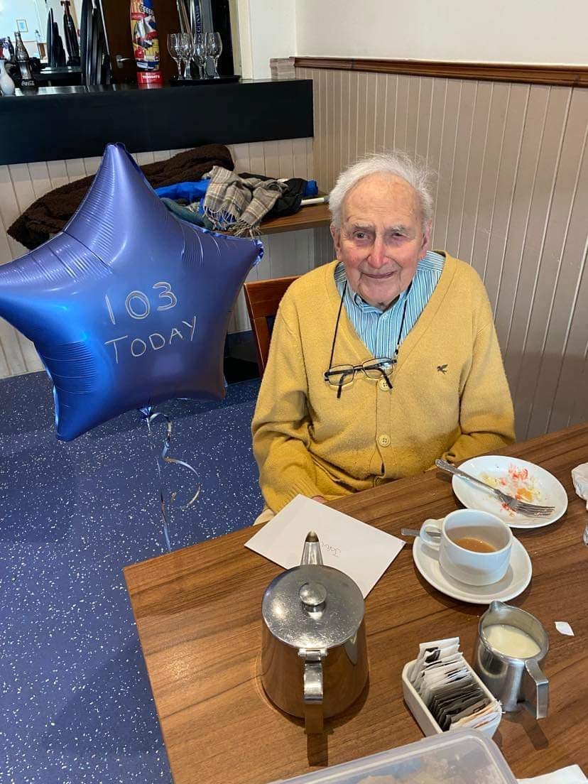 Today marks 100 days until we commemorate the 80th anniversary of the D-Day landings in 1944 so please join us in wishing D-Day blind veterans George, Raymond, Ken and John very happy birthdays as they celebrated hitting 99, 100, 101, and 103-years-old respectively this month 🎖