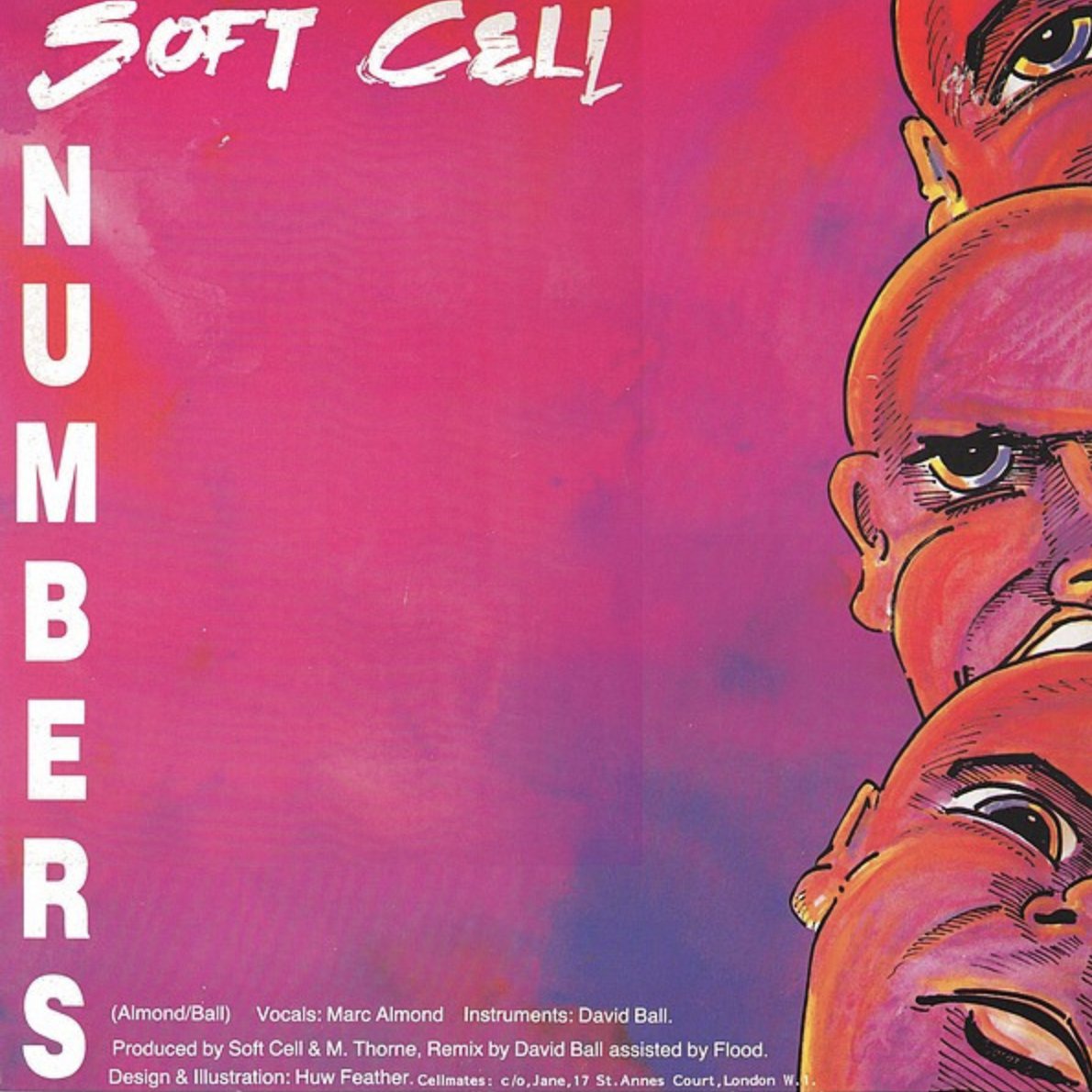 There's a new UK singles chart announced on this day in 1983 and Soft Cell's 'Numbers' / 'Barriers' release is the highest new entry at number 40... #softcell #marcalmond #daveball