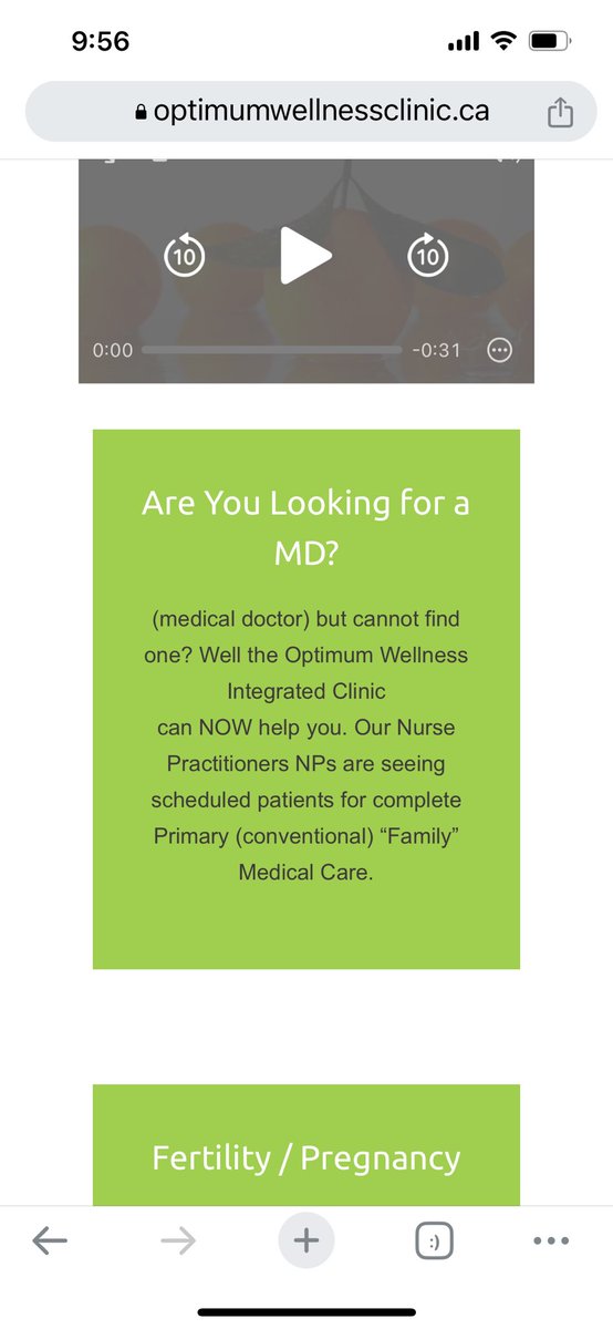 LabsandMAbs's tweet photo. Oh great this naturopathic clinic that hocks fake “treatments” for make-believe “toxins” is now advertising NPs in case you can’t find a family doctor. I wonder if you can get in and out without finding out you have a parasite and spending hundreds on expensive pee? #ABheath https://t.co/UoksMTsTDY