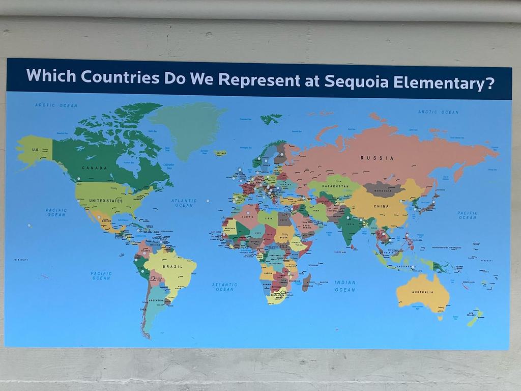 Look what we put up today! Getting ready for our community wide Multicultural festival on Friday, April 12, 2024, from 5pm-8pm to celebrate and share our diverse cultures. @SequoiaEL @SequoiaSteam277 @MtDiabloUSD