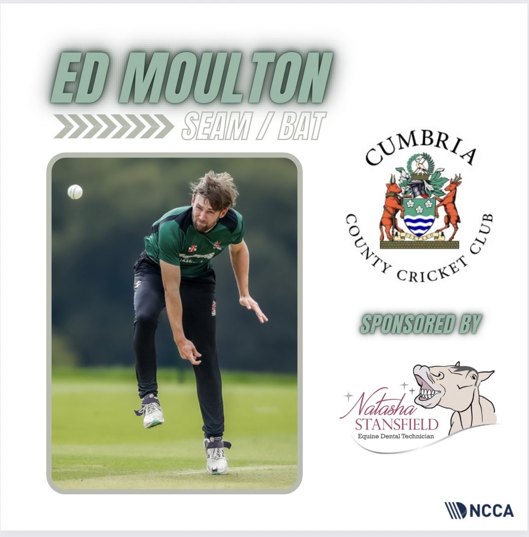 Ed Moulton Cap No : 453 Club : @ChorleyCC Kindly sponsored for 2024 by Natasha Stansfield - Equine Dental Technician🤝