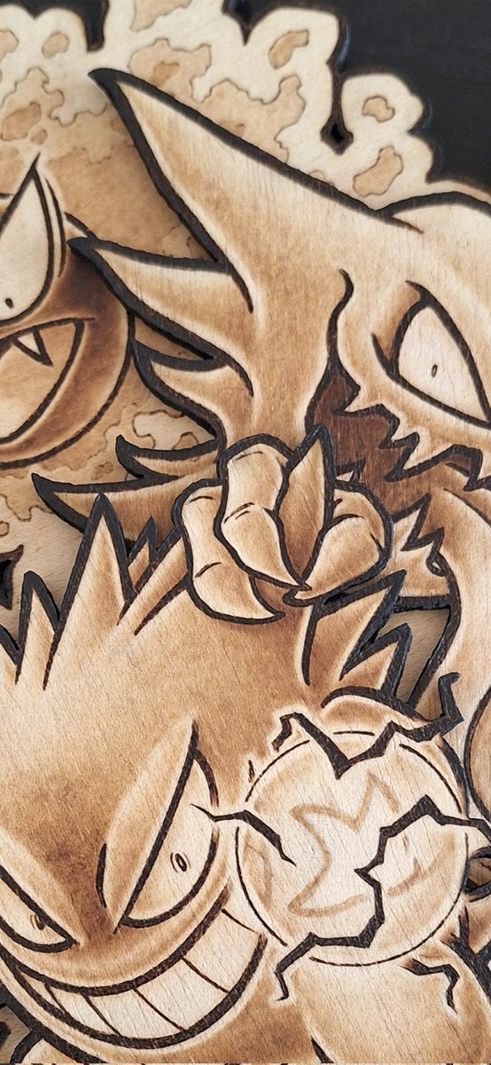 LuisM_Art's tweet photo. 👻Gastly, Haunter y Gengar👻

Algún fan de Pokémon por aquí?

Si no sabías que hago cosas en madera es porque no me sigues en Instagram!
Allí es donde tengo actividad!
https://t.co/xTaxueIYwG

#art #artesania #ilustracion #pirograbado #nintendo #videogames #gaming #fanart #tattoo https://t.co/JOHeWC0NMm