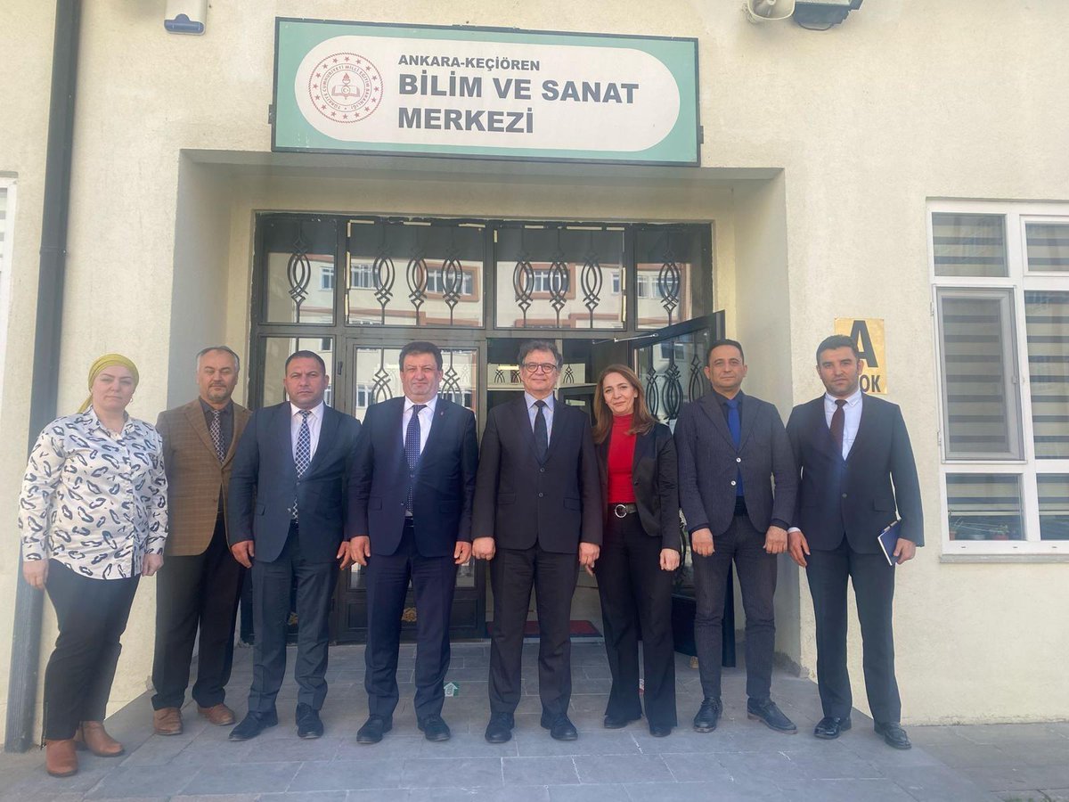 Özel Eğitim ve Rehberlik Hizmetleri Genel Müdürü Sayın Doç. Dr. Mustafa Otrar; Keçiören İlçe Millî Eğitim Müdürümüz Sayın Yaşar Türk, şube müdürlerimizden Gökhan Bahadır ve Ramazan Öbekci ile Keçiören Bilim ve Sanat Merkezini ziyaret ettiler. @Yasarturk6155 @kocakysr