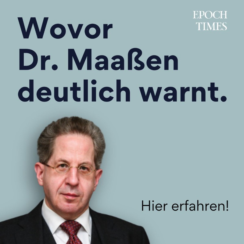 EpochTimesDE's tweet photo. Hans-Georg Maaßen, der aktuelle Chef der WerteUnion und ehemalige Präsident des Verfassungsschutzes, wird immer deutlicher in seiner Kritik an der Bundesregierung.