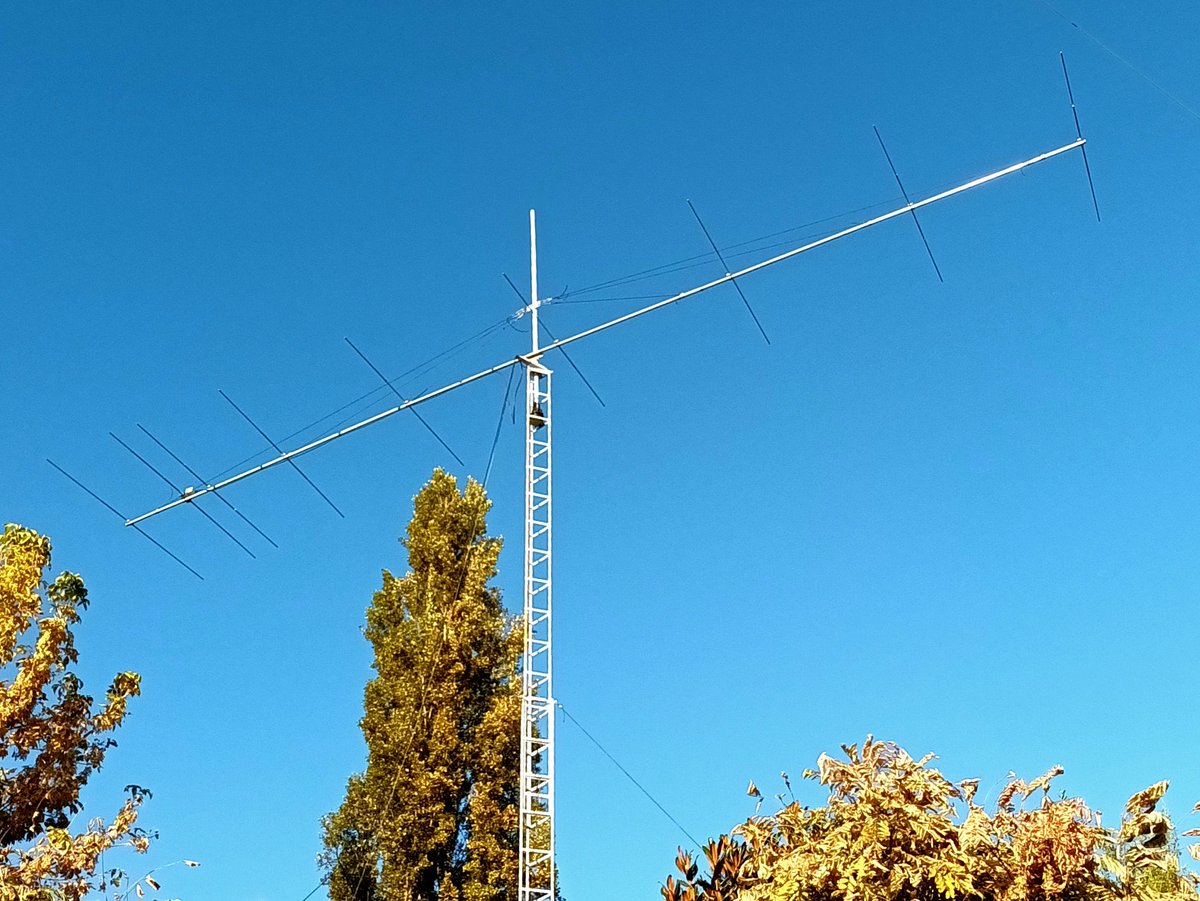 Excellent the new 9 el. yagi home-made for the 50 Mhz. great RX  &amp; perfect reading.