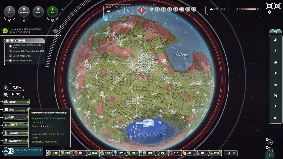 26 years to fully terraform Mars?! That's a new record!!!

Congratulations to Reddit user Direct-Knowledge-803 for this amazing feat. You can see their original post here reddit.com/r/PerAsperaGam…

Will you be the one to break the record next?